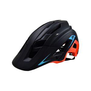 HAVEN Cyklistická prilba - TRAILMAG - čierna/modrá/oranžová (55-58 cm)