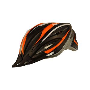 HAVEN Cyklistická prilba - ENDURANCE LITE - čierna/oranžová (54-56cm)