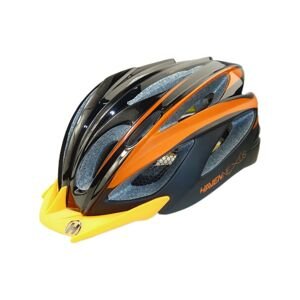 HAVEN Cyklistická prilba - NEXUS - čierna/oranžová (54-57 cm)