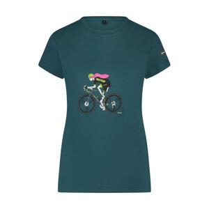SHIMANO Cyklistické tričko s krátkym rukávom - SENTIERO LTD - zelená M