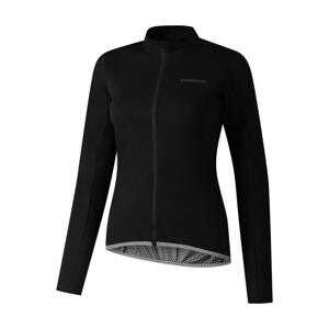 SHIMANO Cyklistická vetruodolná bunda - WINDFLEX - čierna M