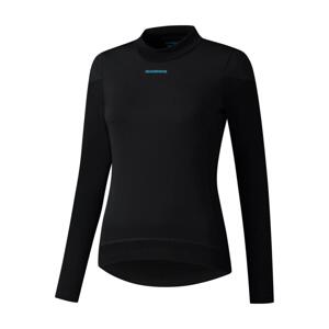 SHIMANO Cyklistické tričko s dlhým rukávom - BEAUFORT LONG - čierna L