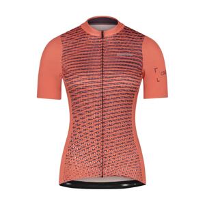 SHIMANO Cyklistický dres s krátkym rukávom - COLORE - ružová XL