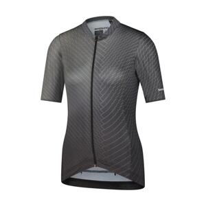 SHIMANO Cyklistický dres s krátkym rukávom - YURI - šedá M