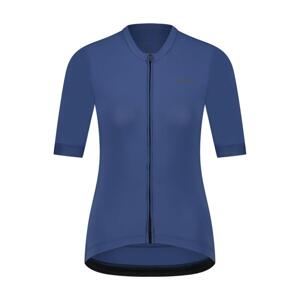 SHIMANO Cyklistický dres s krátkym rukávom - FUTURO - modrá L