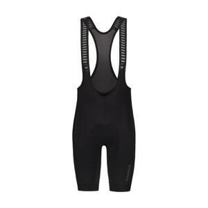 SHIMANO Cyklistické nohavice krátke s trakmi - VERTEX THERMAL SHORTS - čierna L