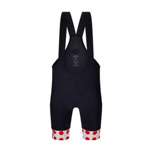 SANTINI Cyklistické nohavice krátke s trakmi - TOUR DE FRANCE - BIB SHORTS - čierna