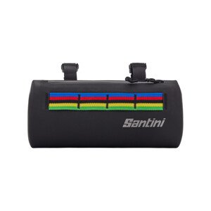 SANTINI Cyklistická taška - UCI WORLD CHAMPION HANDLEBAG - čierna
