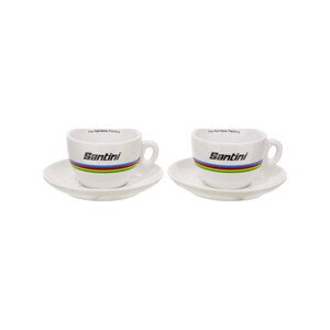 SANTINI šálky - UCI WORLD CHAMPION CAPPUCCINO CUP - viacfarebná