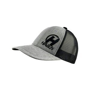 HAVEN Cyklistická čiapka - TRUCKER - šedá/čierna L-XL