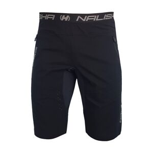 HAVEN Cyklistické nohavice krátke bez trakov - NALISHA SLIMFIT - čierna 2XL