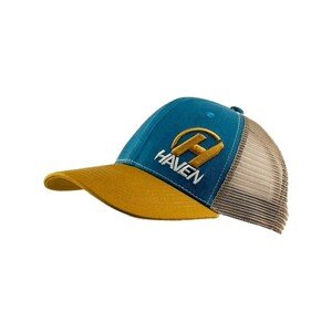 HAVEN Cyklistická čiapka - TRUCKER - modrá/hnedá L-XL