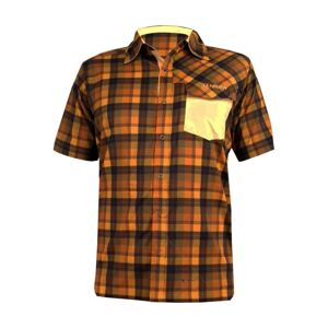 HAVEN košeľa - AGNESS SLIMFIT - hnedá 2XL