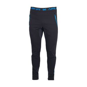 HAVEN Cyklistické nohavice dlhé bez trakov - NALISHA SLIMFIT - čierna/modrá 3XL
