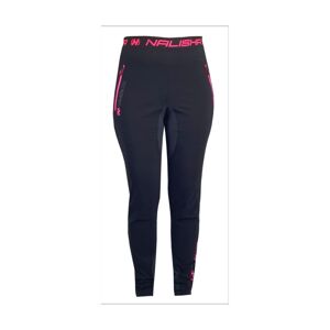 HAVEN Cyklistické nohavice dlhé bez trakov - NALISHA SLIMFIT - čierna/ružová 3XL