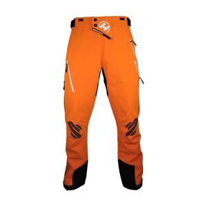 HAVEN Cyklistické nohavice dlhé bez trakov - POLARTIS - oranžová XS