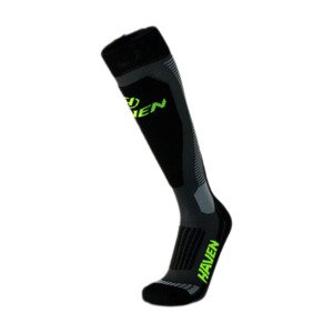 HAVEN Cyklistické podkolienky - COMPRESSIVE SKI - šedá 42-43