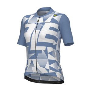 ALÉ Cyklistický dres s krátkym rukávom - MULTIVERSO PR-E - modrá/biela XL