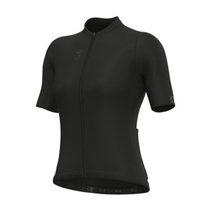 ALÉ Cyklistický dres s krátkym rukávom - COLOR BLOCK PRAGMA - čierna S