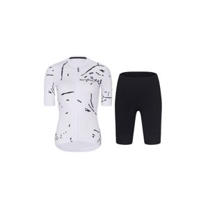 RIVANELLE BY HOLOKOLO Cyklistický krátky dres a krátke nohavice - PASSION - čierna/biela