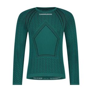 SHIMANO Cyklistické tričko s dlhým rukávom - VERTEX LONG - zelená L-XL