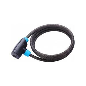 BBB zámok na bicykel - POWERSAFE - čierna 12 x 1500 mm