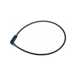 BBB zámok na bicykel - CODESAFE - čierna 6 x 1000 mm