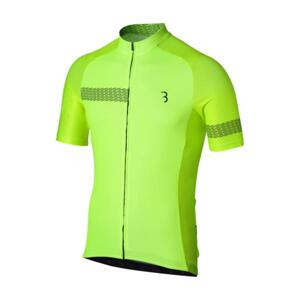 BBB Cyklistický dres s krátkym rukávom - COMFORTFIT 2.0 - žltá