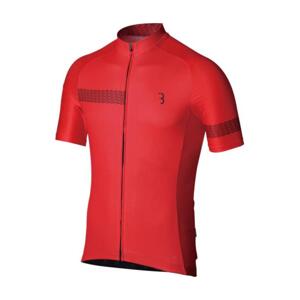 BBB Cyklistický dres s krátkym rukávom - COMFORTFIT 2.0 - červená L