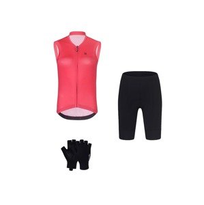 RIVANELLE BY HOLOKOLO Cyklistický mega set - PURE - čierna/ružová