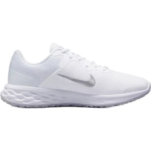 NIKE-Revolution 6 NN white/pure platinum/metallic silver Biela 40