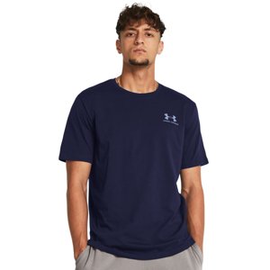 UNDER ARMOUR-UA M SPORTSTYLE LC SS-BLU Modrá L