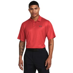 UNDER ARMOUR-UA Perf 3.0 Printed Polo-RED Červená S