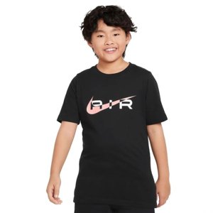 NIKE-B NSW N AIR TEE-013 BLACK/PINK FOAM Čierna XL