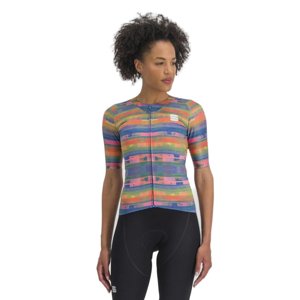 SPORTFUL-Glitch w bomber jersey, multicolor papaya Mix S