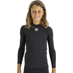 SPORTFUL-Td mid long sleeve kid top, black Čierna 152