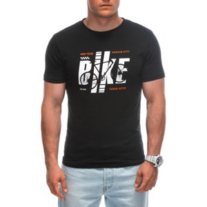 OMBRE-T-shirt S1953 black Čierna L