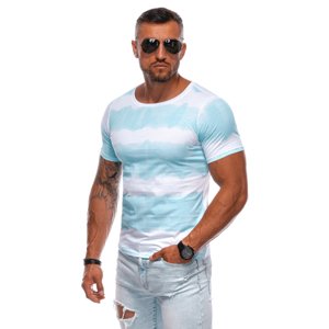 OMBRE-T-shirt S1973 light blue Modrá L
