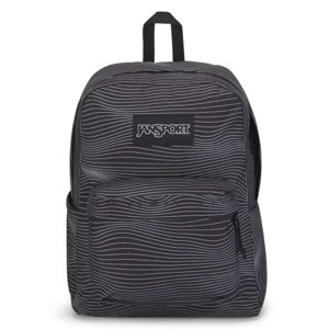JANSPORT-SuperBreak Plus  Screen Waves Čierna 26L