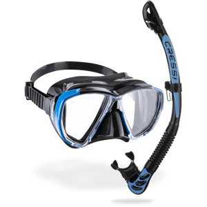 CRESSI-BIG EYES EVOLUTION+ALPHA UD COMBO BLACK/BLUE Čierna UNI