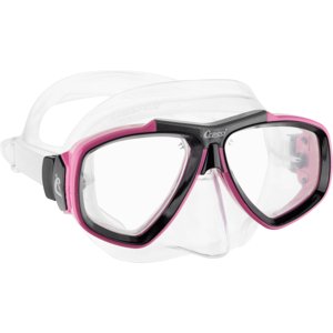 CRESSI-FOCUS MASK SIL CLEAR/FRAME PINK Ružová UNI
