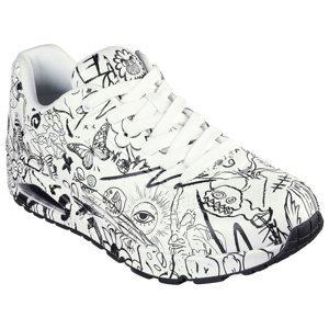 SKECHERS-Uno Process Sketch Ms white/black Biela 41