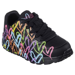 SKECHERS-Uno Lite X JGoldCrown Lace Up black/multi Čierna 30